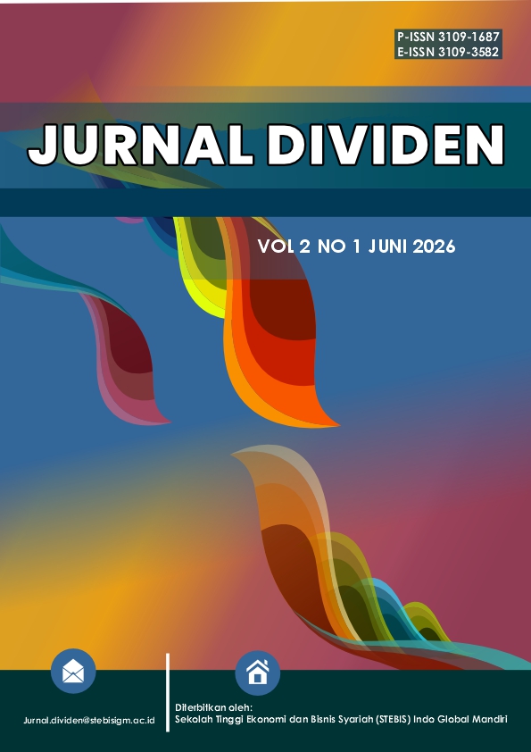 					View Vol. 2 No. 1 (2026): Jurnal Dividen (In PRESS)
				
